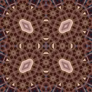 Seamless abstract square pattern. Watercolor and alcohol ink. Author's patter Stock Illustration
