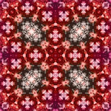 Seamless abstract square pattern. Watercolor and alcohol ink. Author's patter Stock Illustration