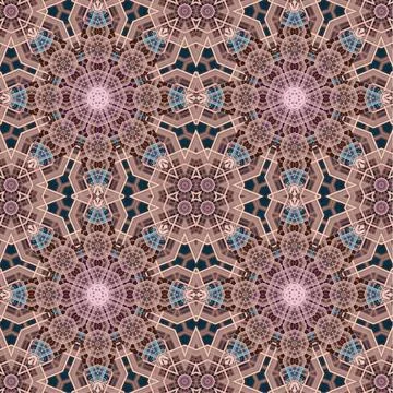 Seamless abstract square pattern. Watercolor art texture Stock Illustration