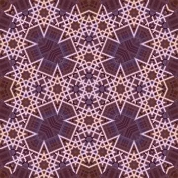 Seamless abstract square pattern. Watercolor and alcohol ink. Author's patter Stock Illustration
