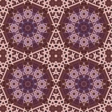 Seamless abstract square pattern. Watercolor art texture Stock Illustration