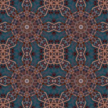 Seamless abstract square pattern. Watercolor art texture Illustrazione stock
