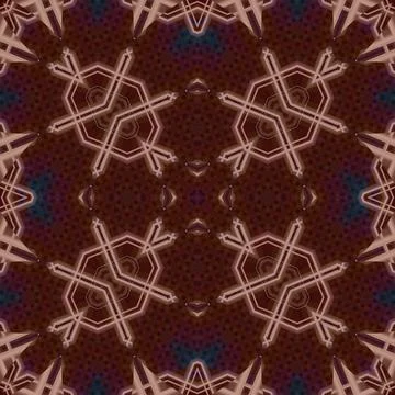 Seamless abstract square pattern. Watercolor and alcohol ink. Author's patter Stock Illustration