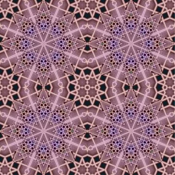 Seamless abstract square pattern. Watercolor art texture Stock Illustration