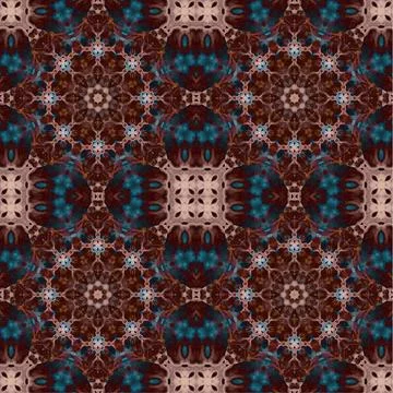 Seamless abstract square pattern. Watercolor art texture Stock Illustration