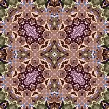 Seamless abstract square pattern. Watercolor and alcohol ink. Author's patter Stock Illustration