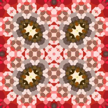 Seamless abstract square pattern. Watercolor and alcohol ink. Author's patter Stock Illustration
