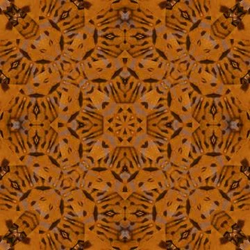 Seamless abstract square pattern. Watercolor and alcohol ink. Author's patter Stock Illustration