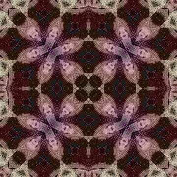 Seamless abstract square pattern. Watercolor and alcohol ink. Author's patter Stock Illustration
