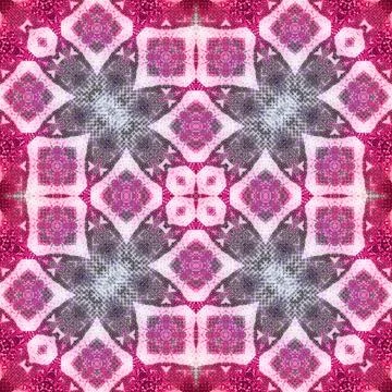 Seamless abstract square pattern. Watercolor and alcohol ink. Author's patter Stock Illustration