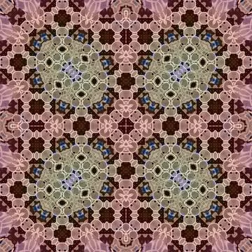 Seamless abstract square pattern. Watercolor and alcohol ink. Author's patter Illustrazione stock