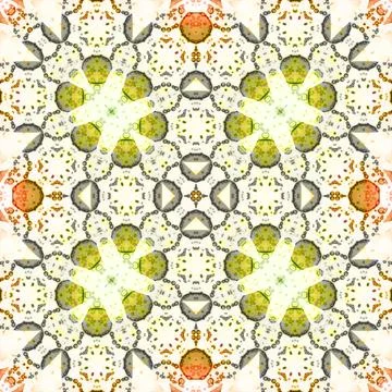 Seamless abstract square pattern. Watercolor and alcohol ink. Author's patter Illustrazione stock
