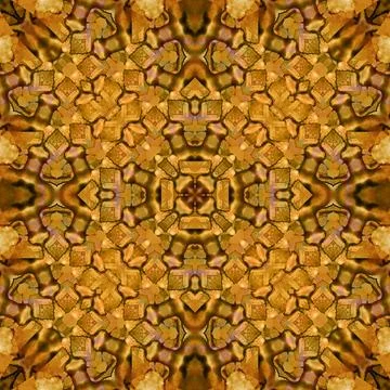 Seamless abstract square pattern. Watercolor and alcohol ink. Author's patter Stock Illustration