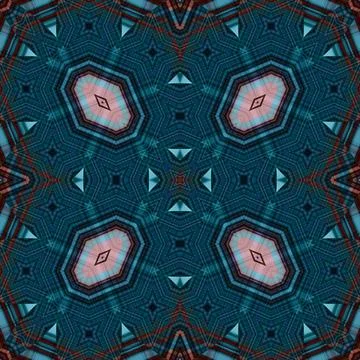 Seamless abstract square pattern. Watercolor and alcohol ink. Author's patter Illustrazione stock