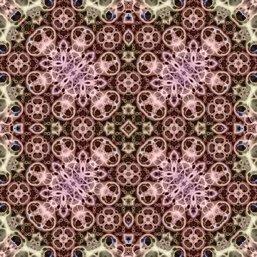 Seamless abstract square pattern. Watercolor and alcohol ink. Author's patter Stock Illustration