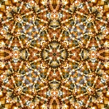 Seamless abstract square pattern. Watercolor and alcohol ink. Author's patter Stock Illustration