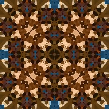 Seamless abstract square pattern. Watercolor and alcohol ink. Author's patter Illustrazione stock