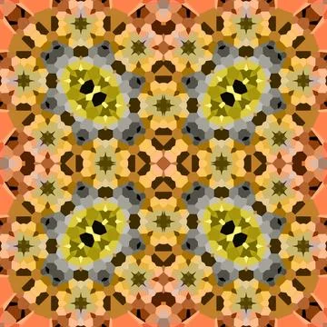Seamless abstract square pattern. Watercolor and alcohol ink. Author's patter Foto stock
