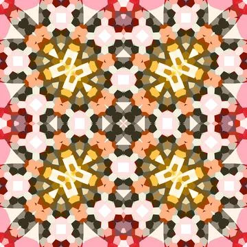 Seamless abstract square pattern. Watercolor and alcohol ink. Author's patter Stock Photos
