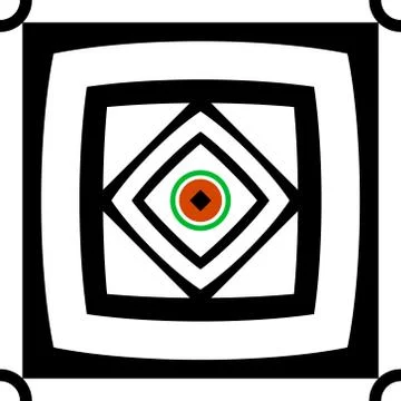 Seamless Abstract Squares Background Stock Illustration