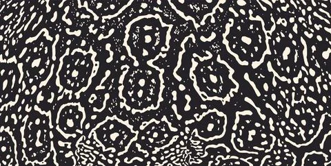 Seamless Abstract Stingray Skin Texture Pattern with Organic Black and White  Stock Illustration