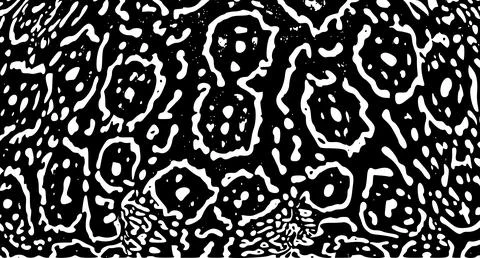 Seamless Abstract Stingray Skin Texture Pattern with Organic Black and Whit.. Stock Illustration