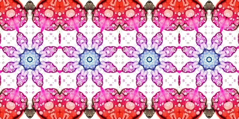 Seamless abstract stripe pattern. Wide seamless texture. Kaleidoscope Stock Photos