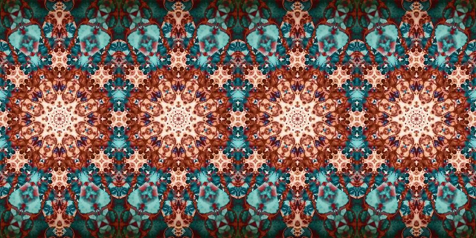 Seamless abstract stripe pattern. Wide seamless texture. Kaleidoscope Stock Photos
