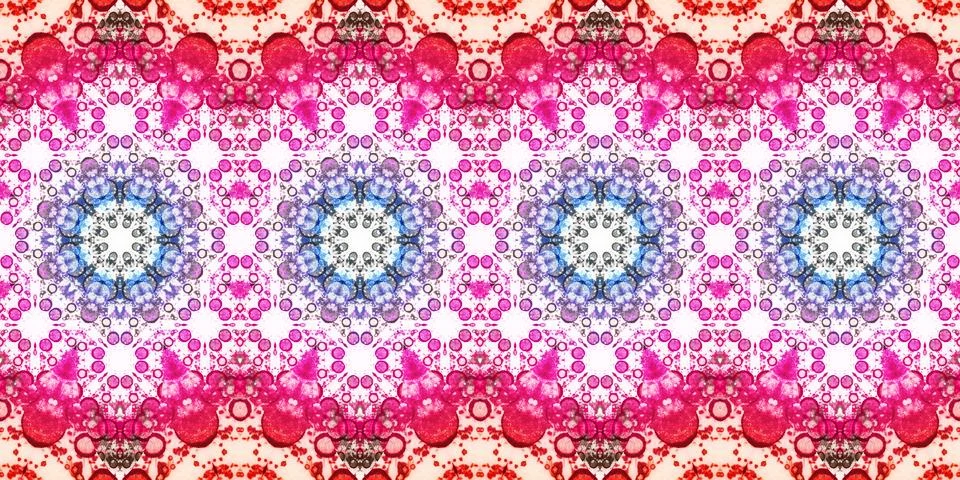 Seamless abstract stripe pattern. Wide seamless texture. Kaleidoscope Stock Photos