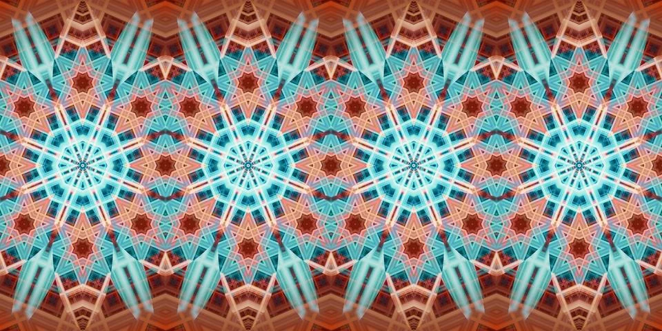 Seamless abstract stripe pattern. Wide seamless texture. Kaleidoscope Stock Photos