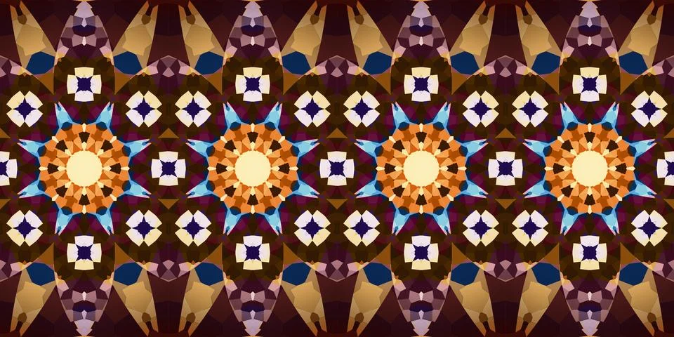 Seamless abstract stripe pattern. Wide seamless texture. Kaleidoscope Stock Photos