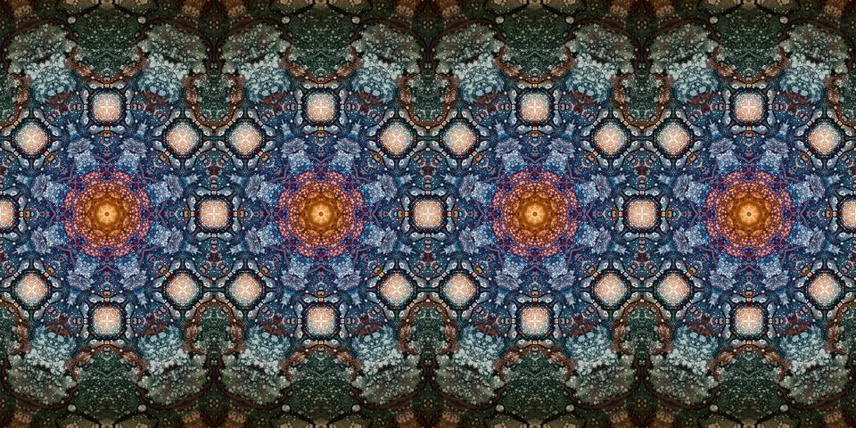 Seamless abstract stripe pattern. Wide seamless texture. Kaleidoscope Stock Photos