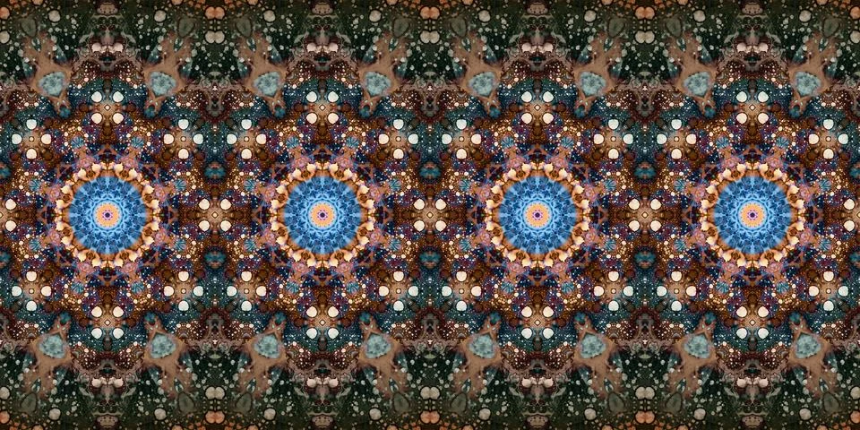 Seamless abstract stripe pattern. Wide seamless texture. Kaleidoscope Stock Photos