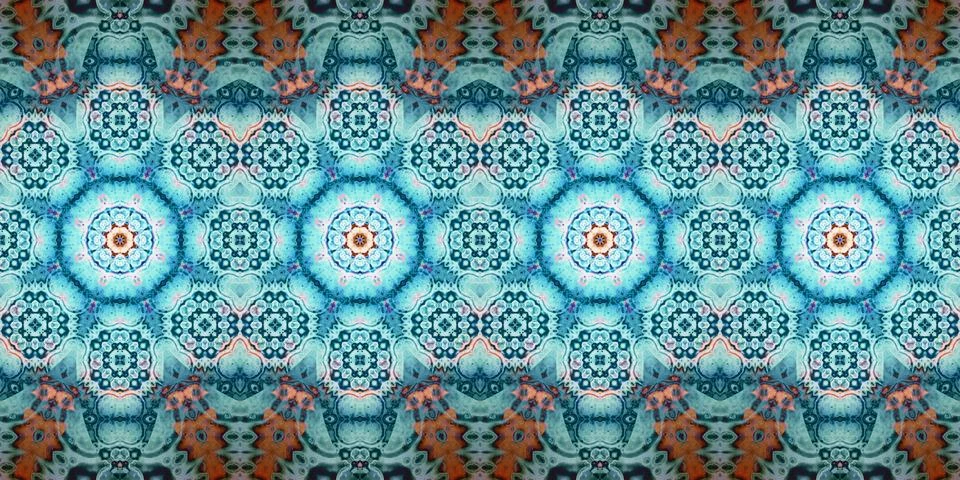 Seamless abstract stripe pattern. Wide seamless texture. Kaleidoscope Stock Photos