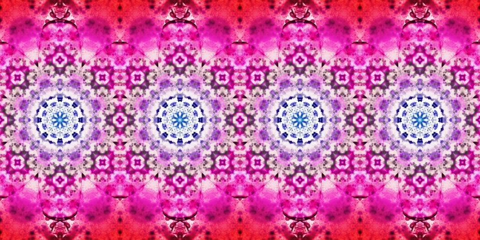 Seamless abstract stripe pattern. Wide seamless texture. Kaleidoscope Stock Photos
