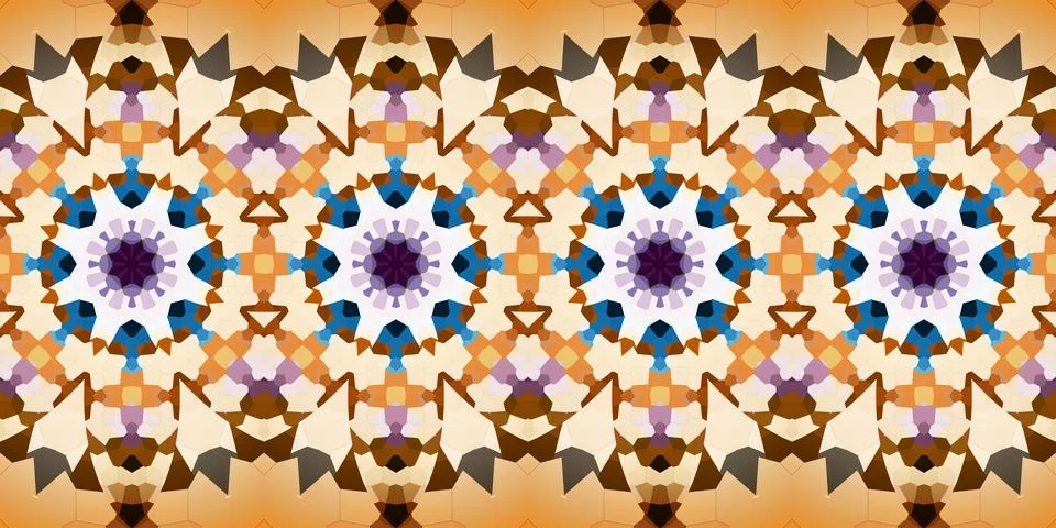 Seamless abstract stripe pattern. Wide seamless texture. Kaleidoscope Stock Photos