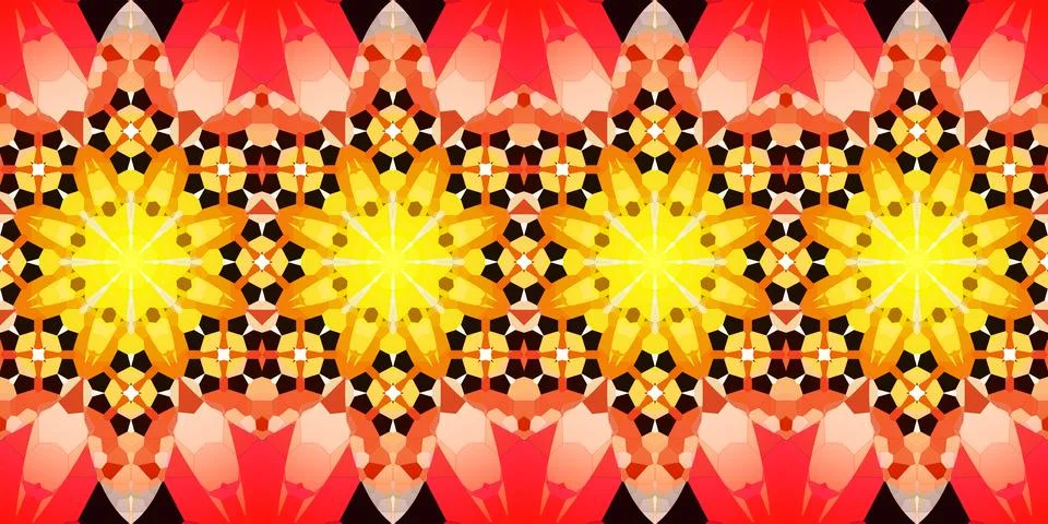 Seamless abstract stripe pattern. Wide seamless texture. Kaleidoscope Stock Photos