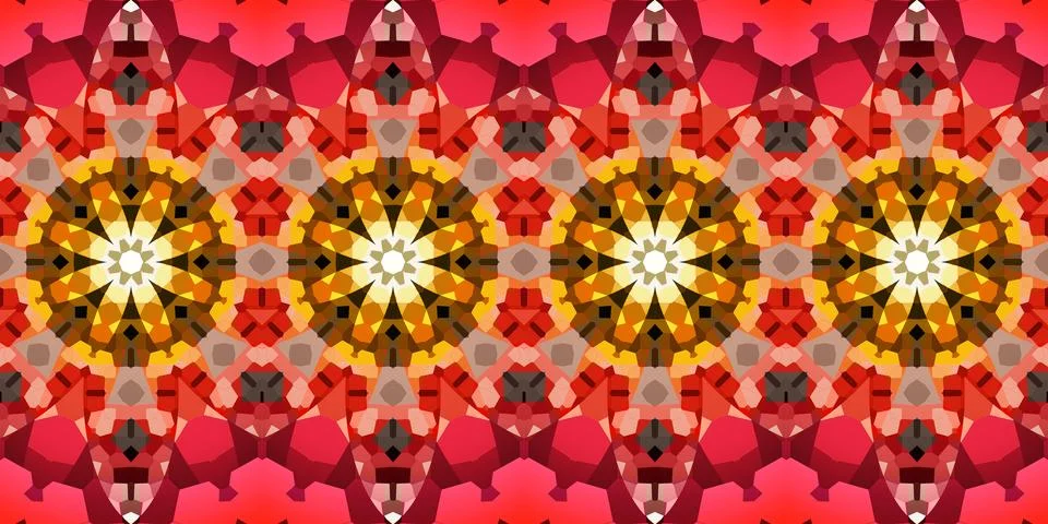 Seamless abstract stripe pattern. Wide seamless texture. Kaleidoscope Stock Photos