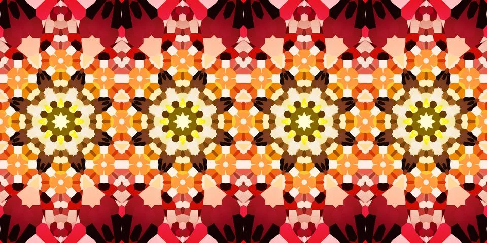 Seamless abstract stripe pattern. Wide seamless texture. Kaleidoscope Stock Photos