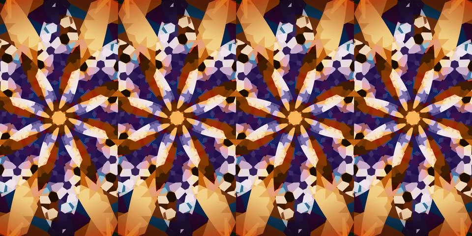 Seamless abstract stripe pattern. Wide seamless texture. Kaleidoscope Stock Photos