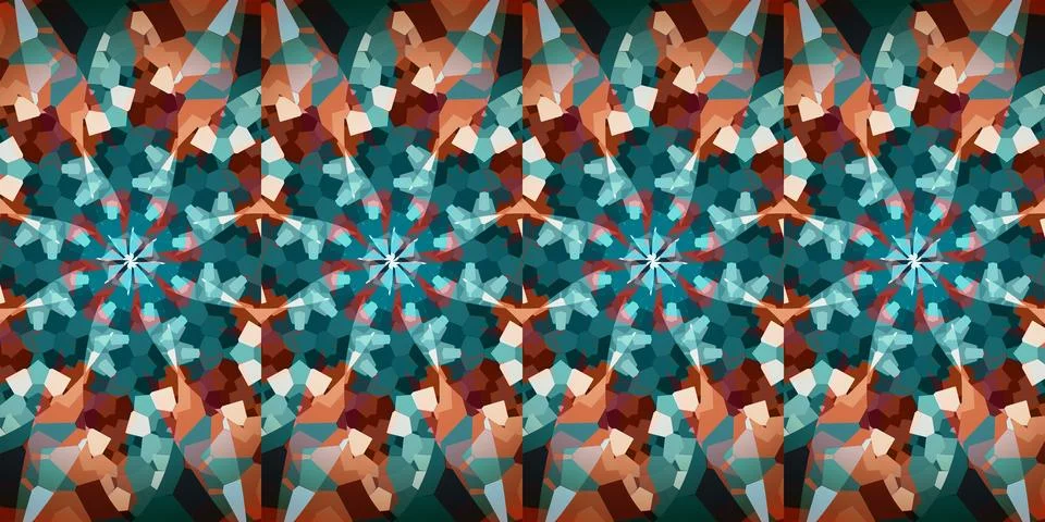 Seamless abstract stripe pattern. Wide seamless texture. Kaleidoscope Stock Photos