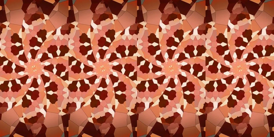 Seamless abstract stripe pattern. Wide seamless texture. Kaleidoscope Stock Photos