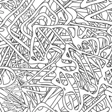 Seamless abstract texture. Black and white repeating background Stock Illustration