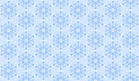 Seamless abstract texture, children's pattern in blue Stock Illustration
