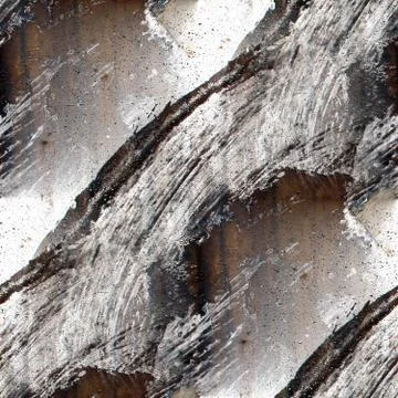 Seamless abstract texture of old iron with cracks and paint Illustrazione stock