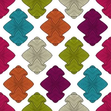 Seamless abstract texture (pattern, wallpaper and background) Stock Illustration