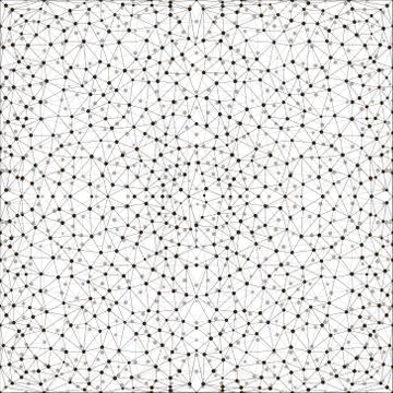 Seamless abstract triangle grid on cosmic background Stock Illustration