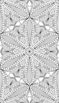 Seamless Abstract Tribal Pattern. Hand Drawn Ethnic Texture. Vector Illustrat Stock Illustration