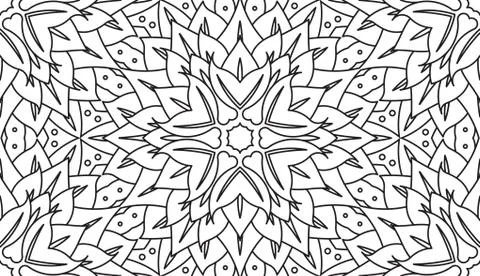 Seamless Abstract Tribal Pattern. Hand Drawn Ethnic Texture. Vector Illustrat Stock Illustration