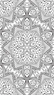 Seamless Abstract Tribal Pattern. Hand Drawn Ethnic Texture. Vector Illustrat 스톡 일러스트